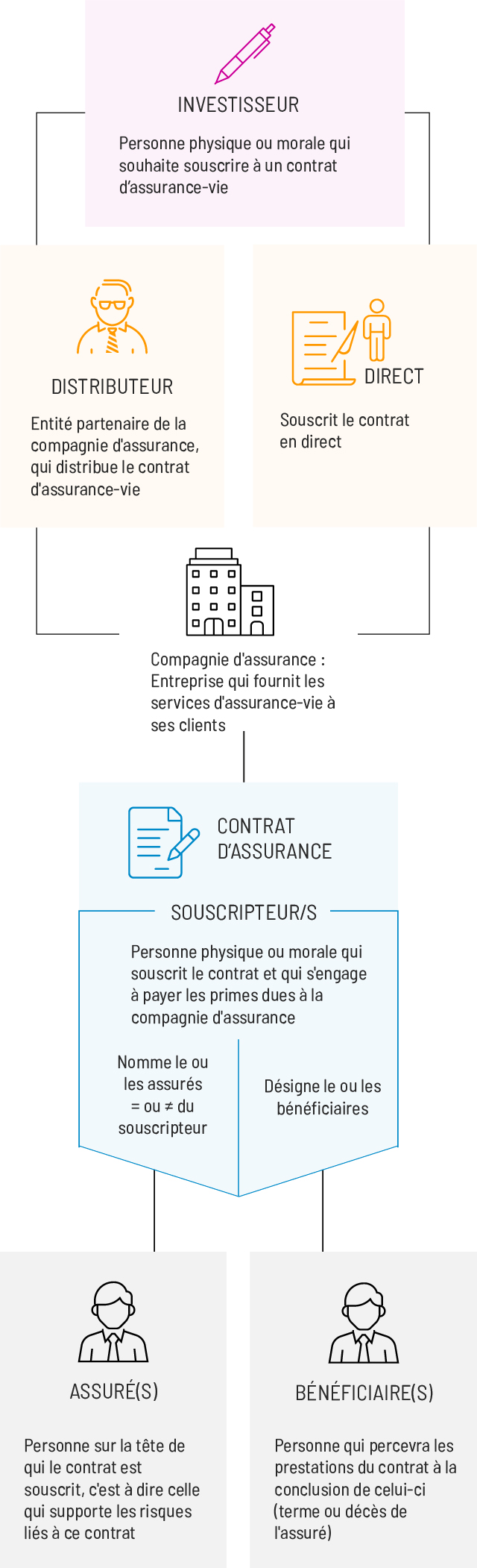 Schéma contrat assurance-vie